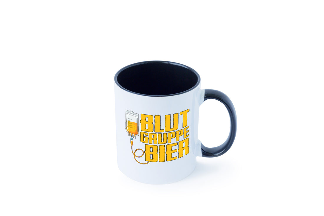 Blutgruppe Bier | Saufen Trinken Biertrinker Humor Geschenkidee Tasse