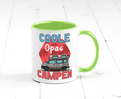 Coole Opas campen | Campingwagen Palmen Geschenk Familie Geschenkidee lustiger