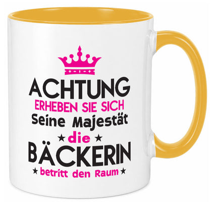 Seine Majestät Bäckerin | Bäckerei Frauen Backen Humor Geschenkidee Tasse