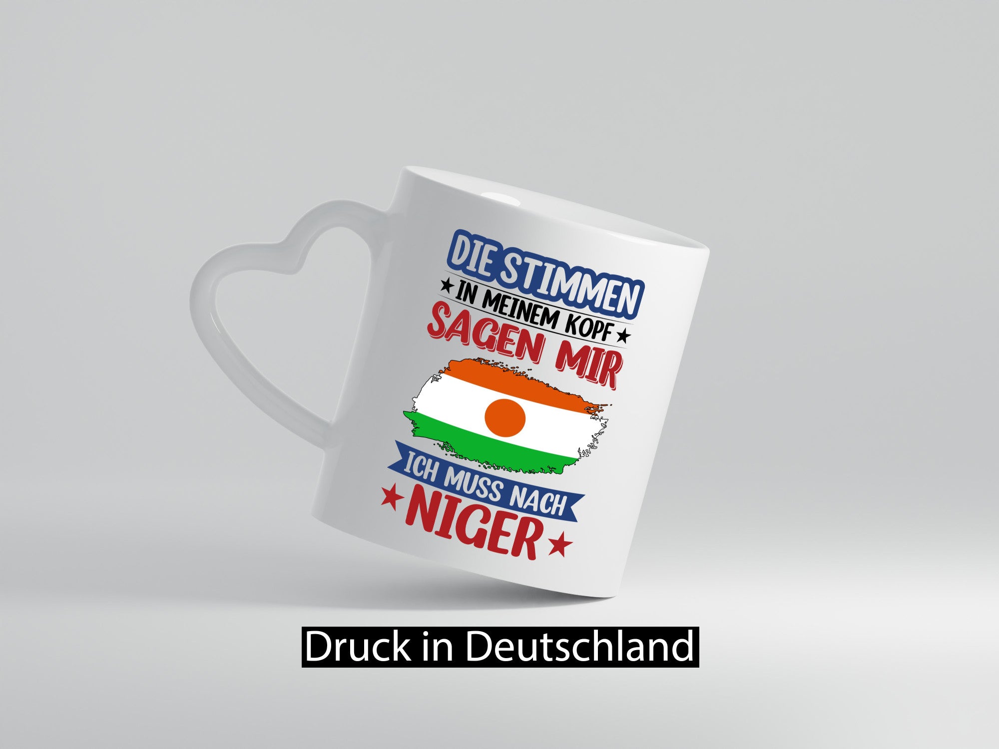 Niger | Urlaub Stimmen in meinem Kopf Traumland Humor Geschenkidee Tasse