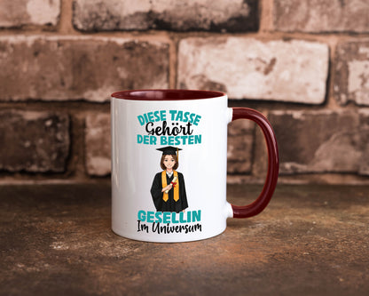 Im Universum: Gesellin | Handwerkerinnen lustiger Spruch Geschenk Humor