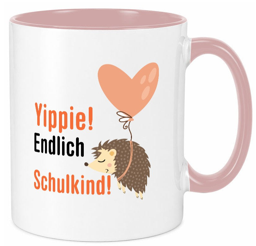 Schulkind | Einschulung 1. Klasse Grundschule v2 Geschenk Humor Geschenkidee Tasse