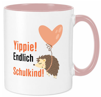 Schulkind | Einschulung 1. Klasse Grundschule v2 Geschenk Humor Geschenkidee Tasse