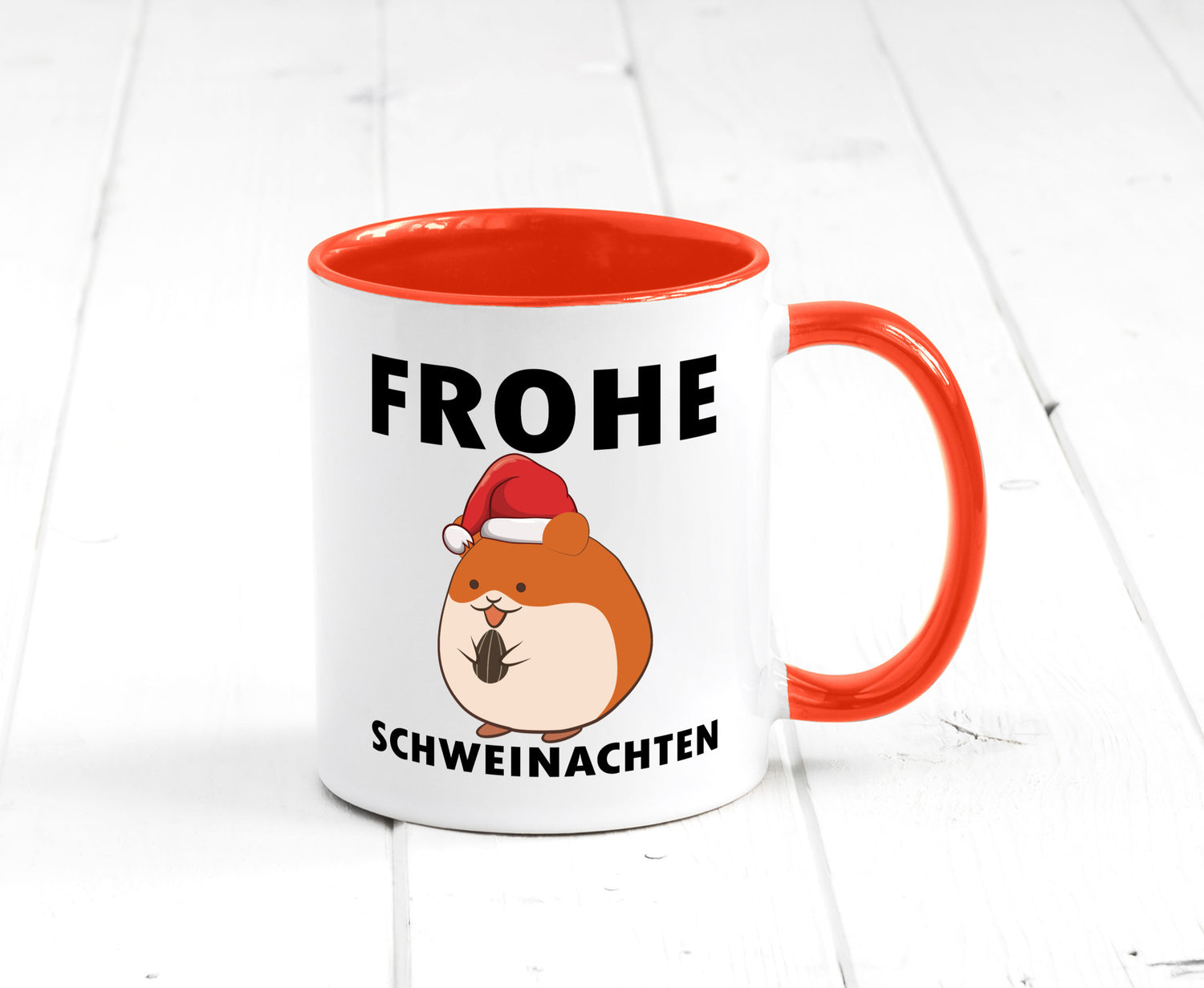 Frohe Schweinachten | Meerschweinchen Weihnachten lustiger Spruch Geschenk