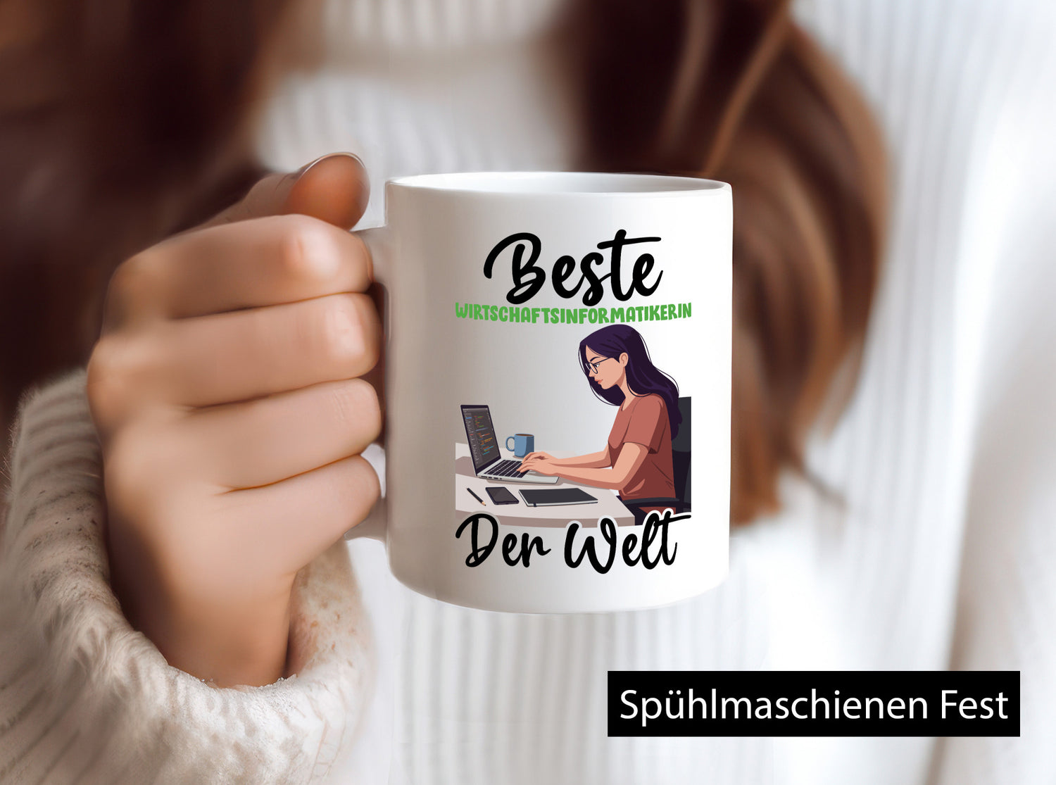 Beste Wirtschaftsinformatikerin | Informatikin Humor Geschenkidee Tasse