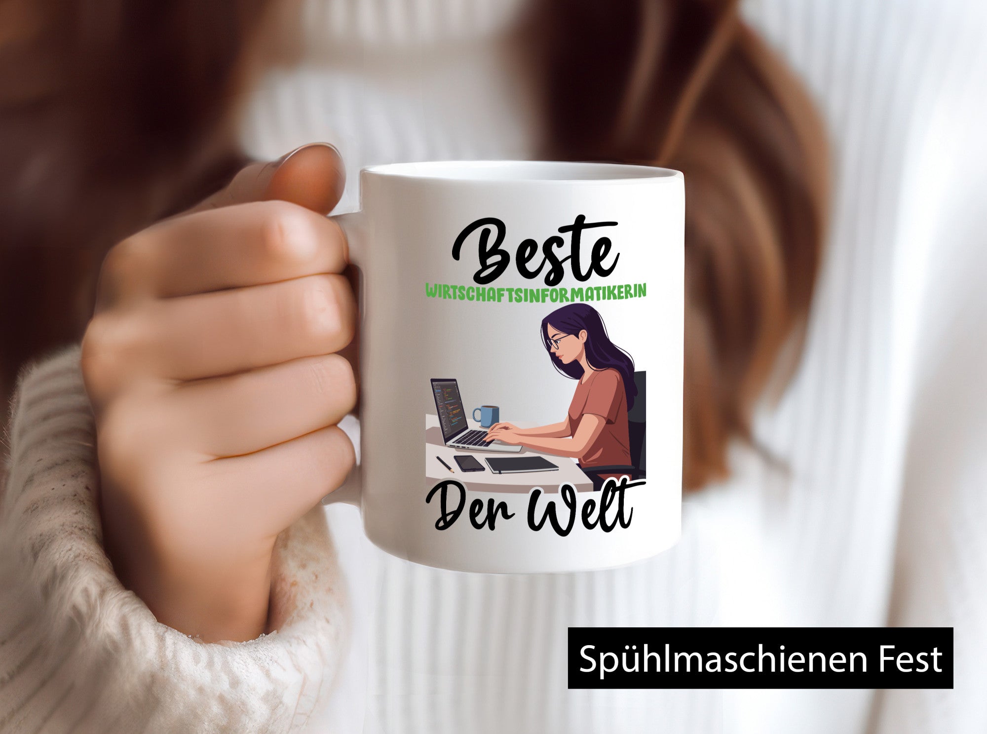 Beste Wirtschaftsinformatikerin | Informatikin Humor Geschenkidee Tasse