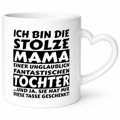 ich bin stolze Mama | Tochter Geschenk liebe dich lustiger Spruch Familie