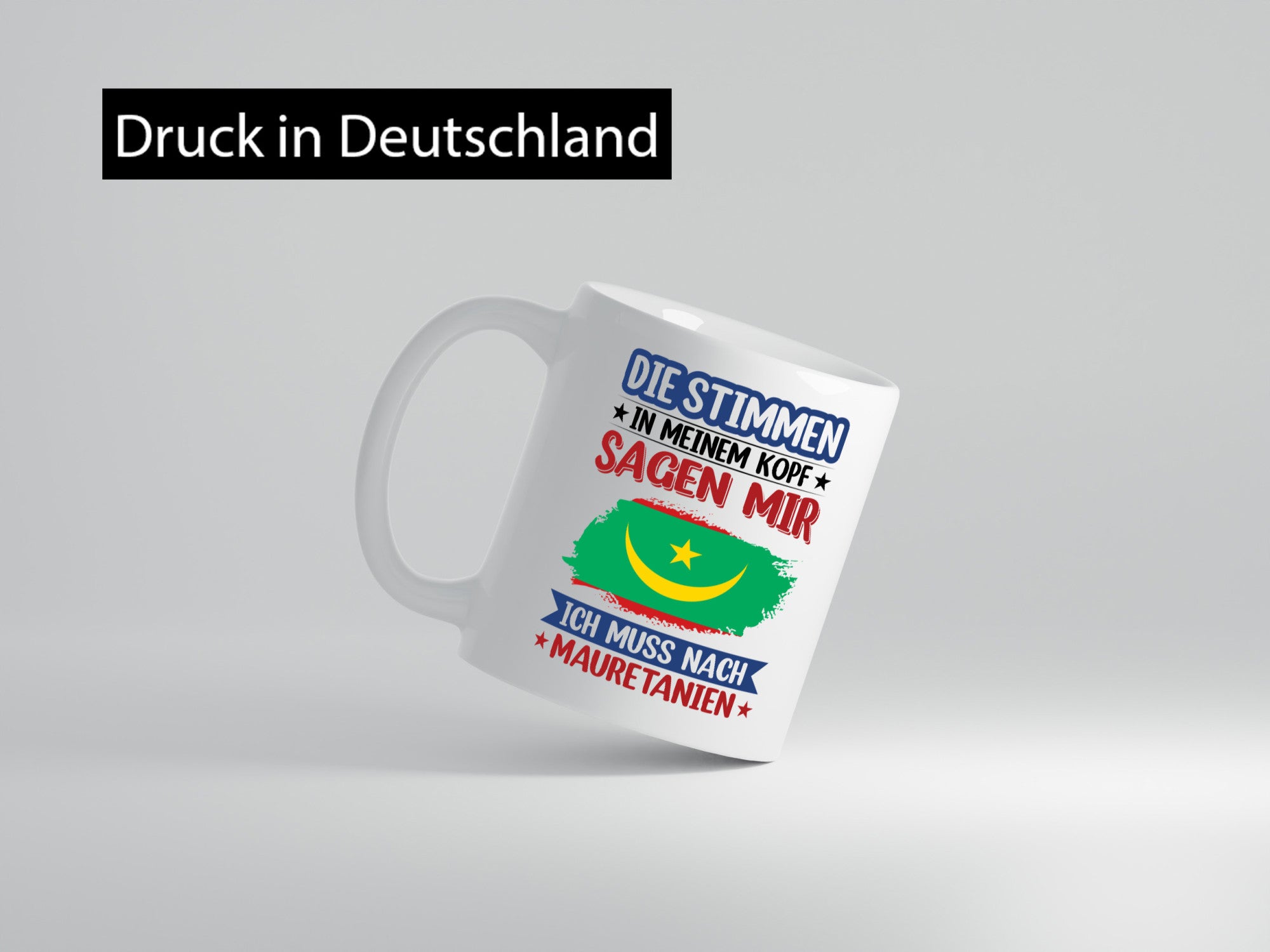 Mauretanien | Urlaub Stimmen in meinem Kopf Traumland lustiger Spruch Geschenk