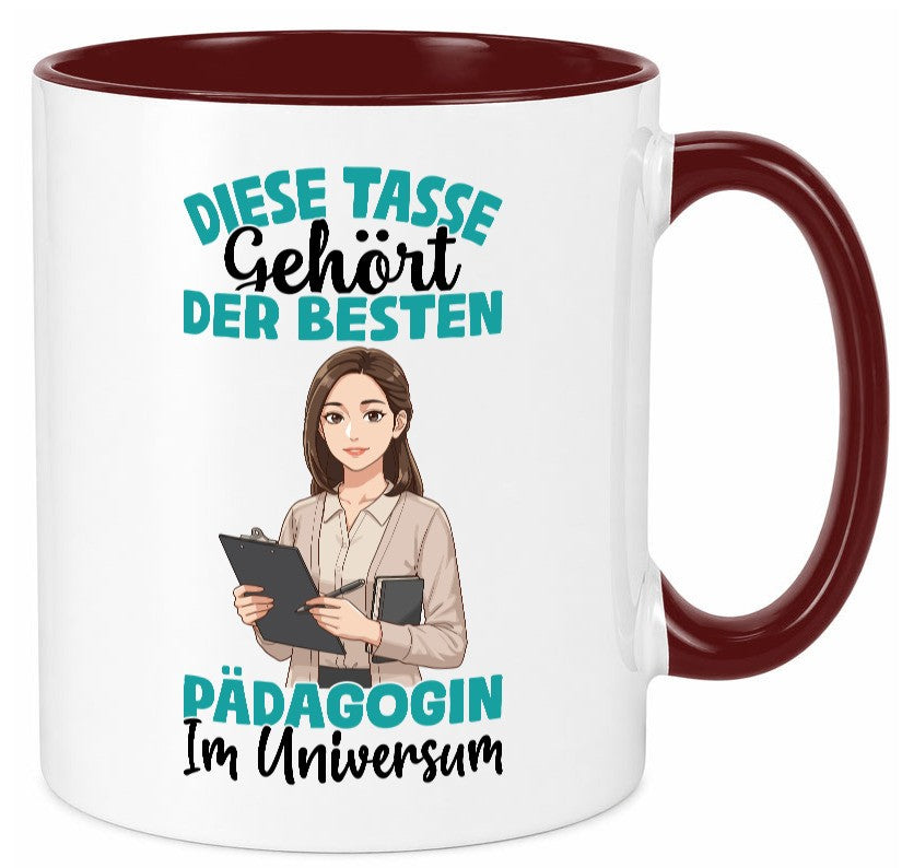 Im Universum: Pädagogin | Pädagogik lustig Humor Geschenkidee Geschenk Tasse