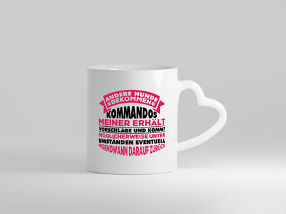 Hunde Training | Hundebesitzer Tasse Hundekommando vl2 lustig Tierliebhaber