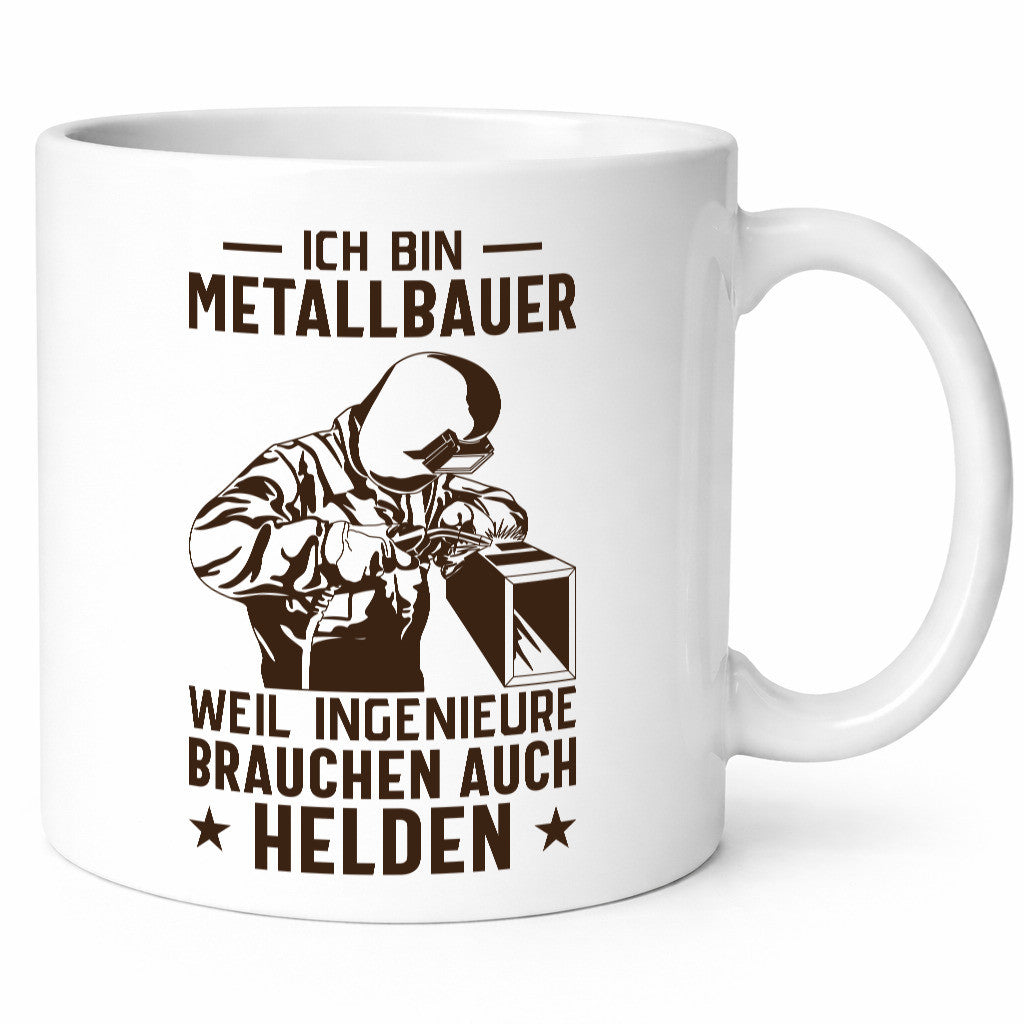 Metallbauer, Helden | Schweisser lustiger Spruch Geschenk Humor Geschenkidee
