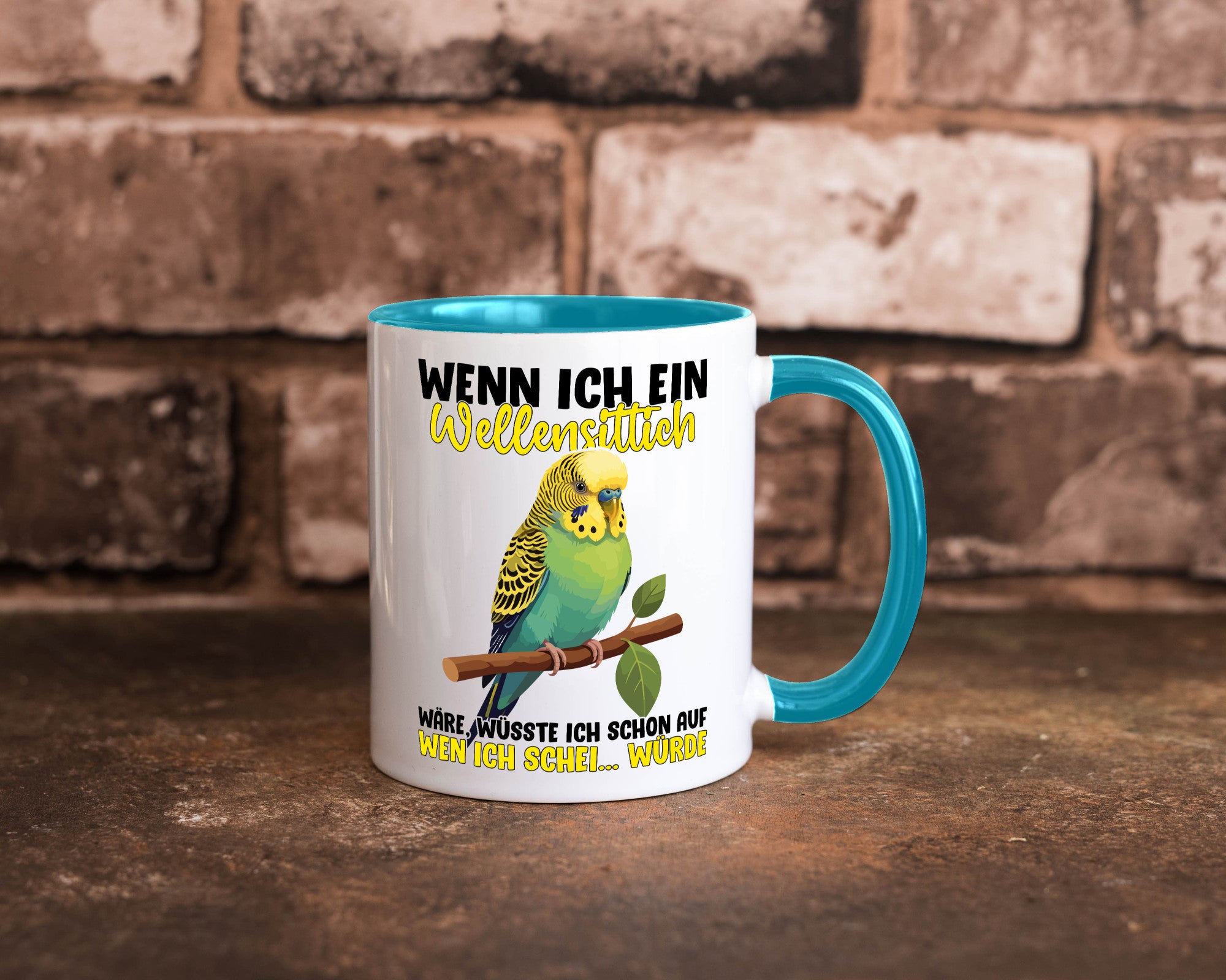 Wellensittich | Vogelbesitzer Humor Geschenkidee Tasse