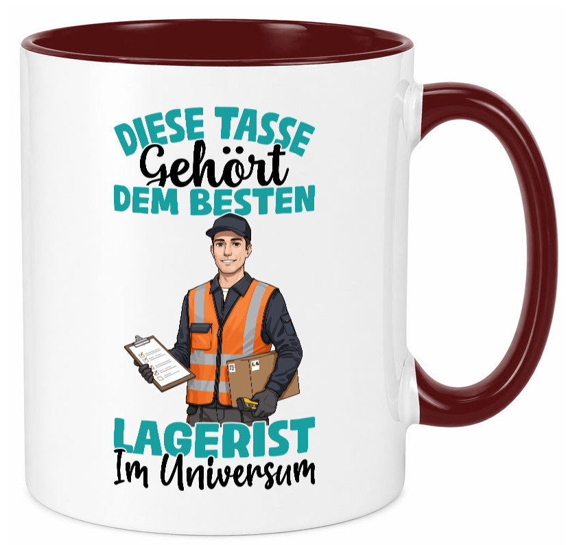Im Universum: Lagerist | Lageristen Lager Arbeiter lustig Arbeit Kollegen Büro Tasse