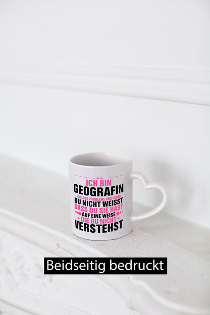 Problemlöserin: Geographin | Geographie v2 Geschenk Humor Geschenkidee lustig