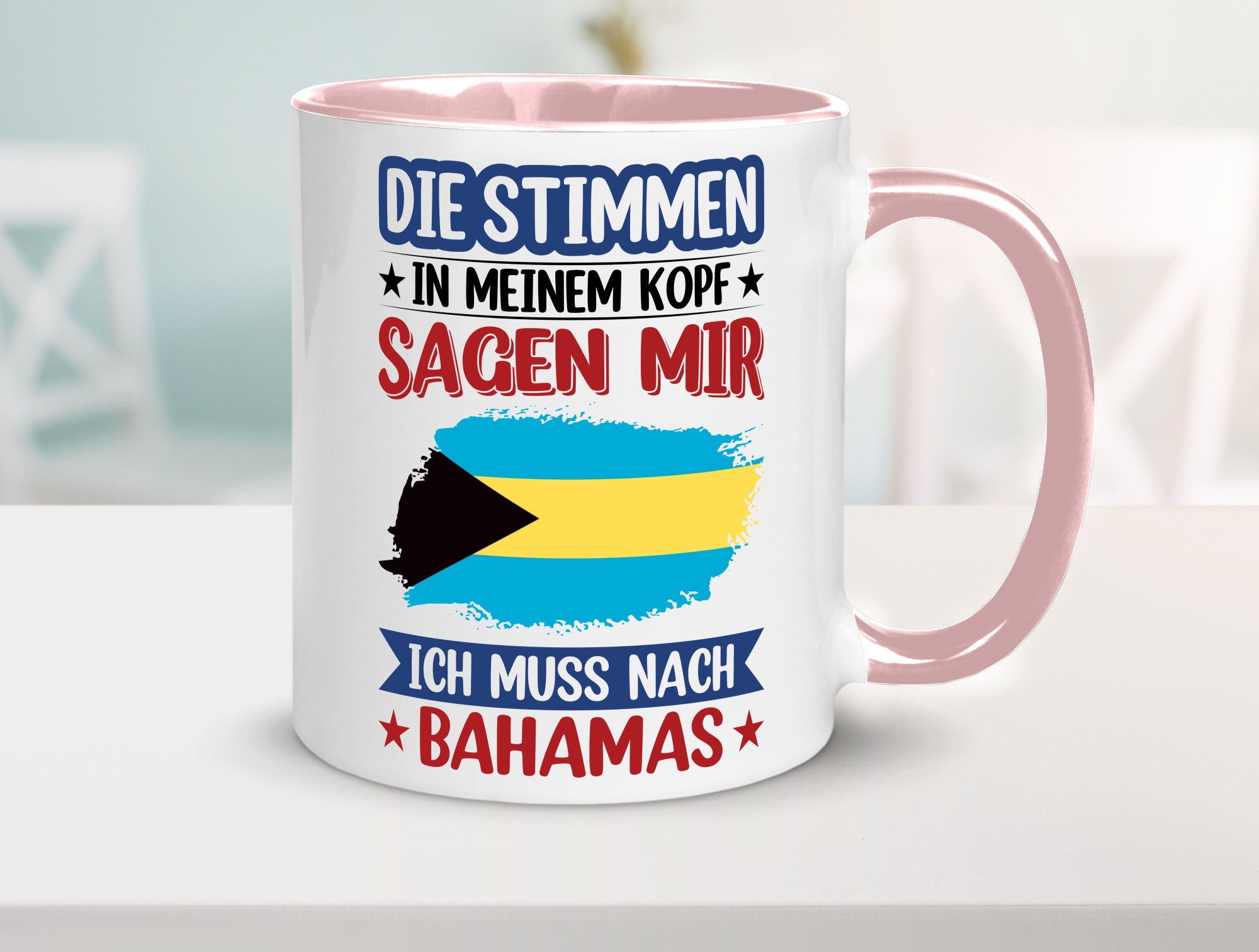 Bahamas | Urlaub Stimmen in meinem Kopf Traumland Geschenk Humor Geschenkidee
