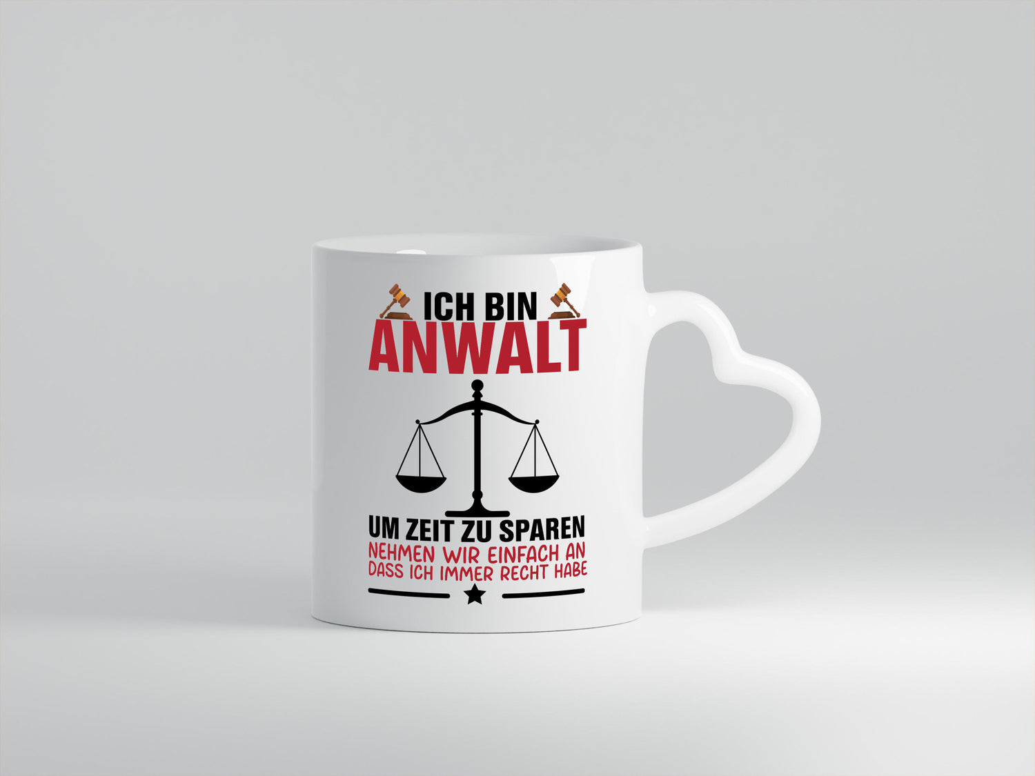 Zeit sparen | Anwalt Jura Jurist Humor Geschenkidee Tasse