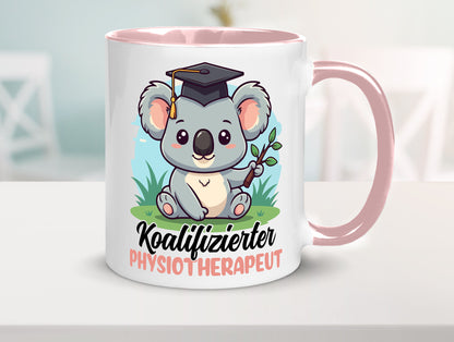 Koalifizierter Physiotherapeut Geschenk Humor Geschenkidee lustiger Spruch Tasse