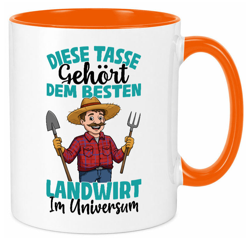 Im Universum: Landwirt | Bauer Landwirtschaft lustiger Spruch Geschenk Humor