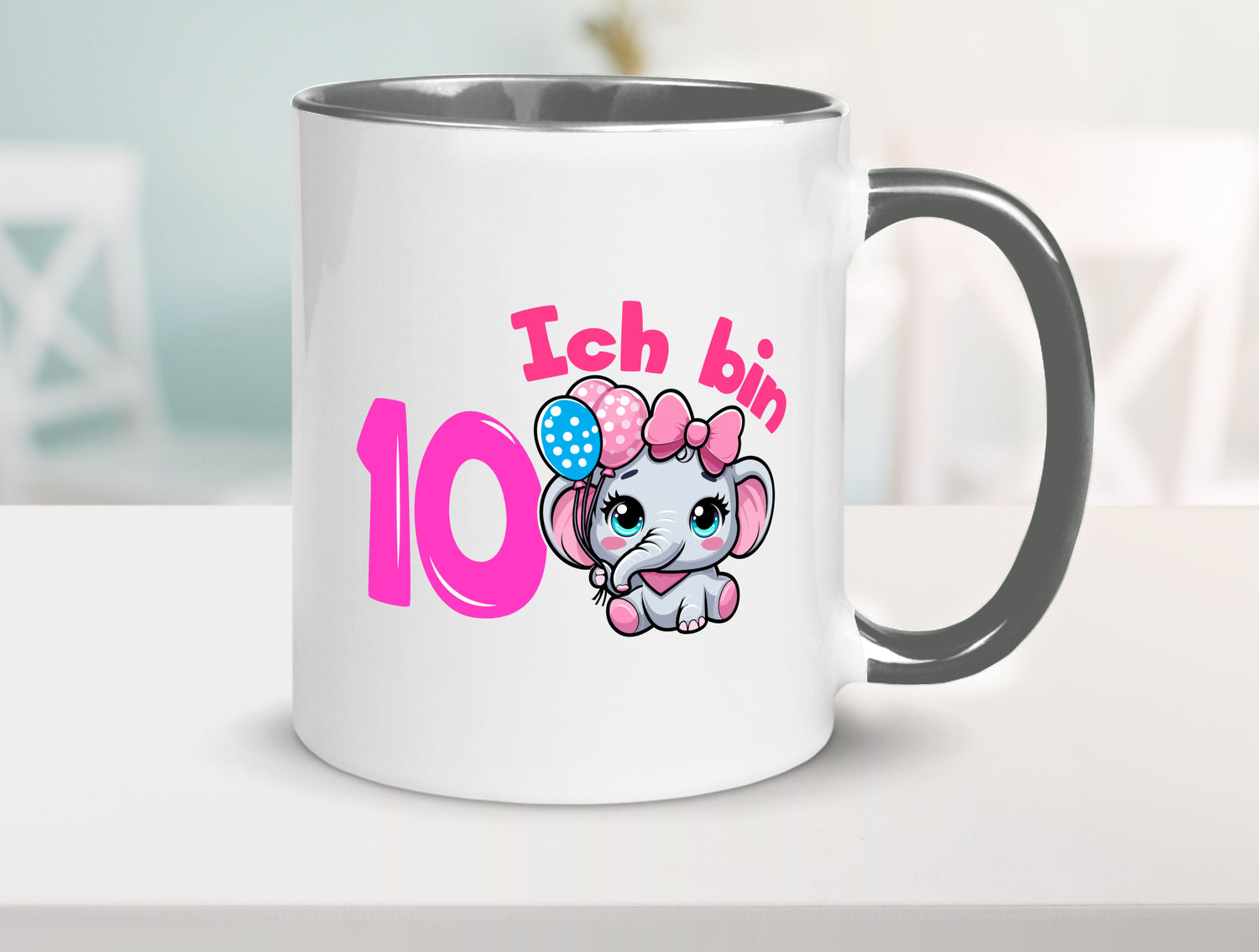 10. Geburtstag | 10 Jahre Elefant Mädchen Geschenk Geschenkidee lustiger Spruch