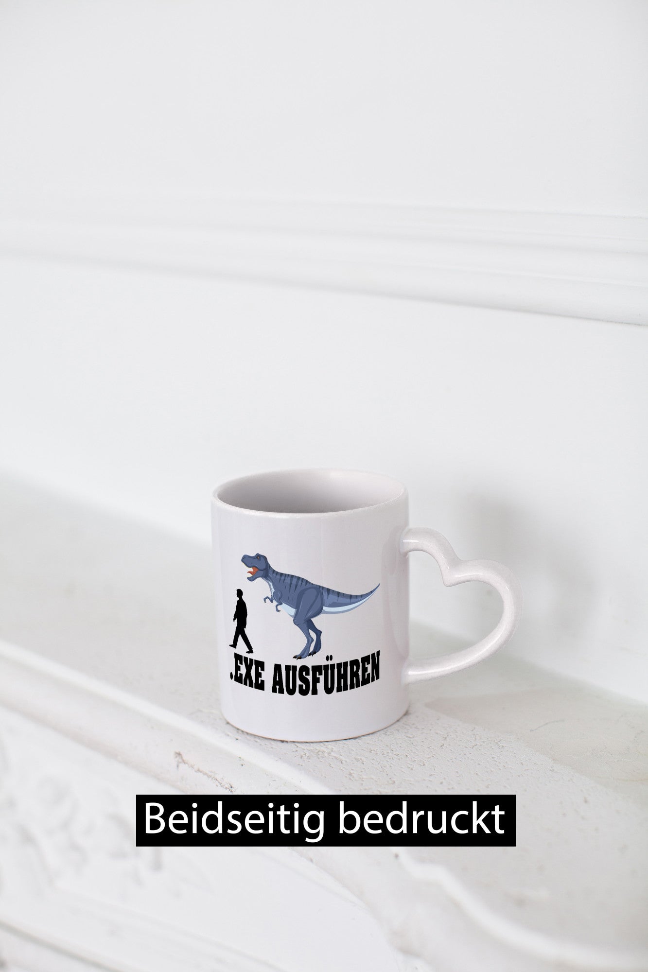 Exe Ausführen | Dinosaurier lustiger Spruch Geschenk Humor Geschenkidee Tasse