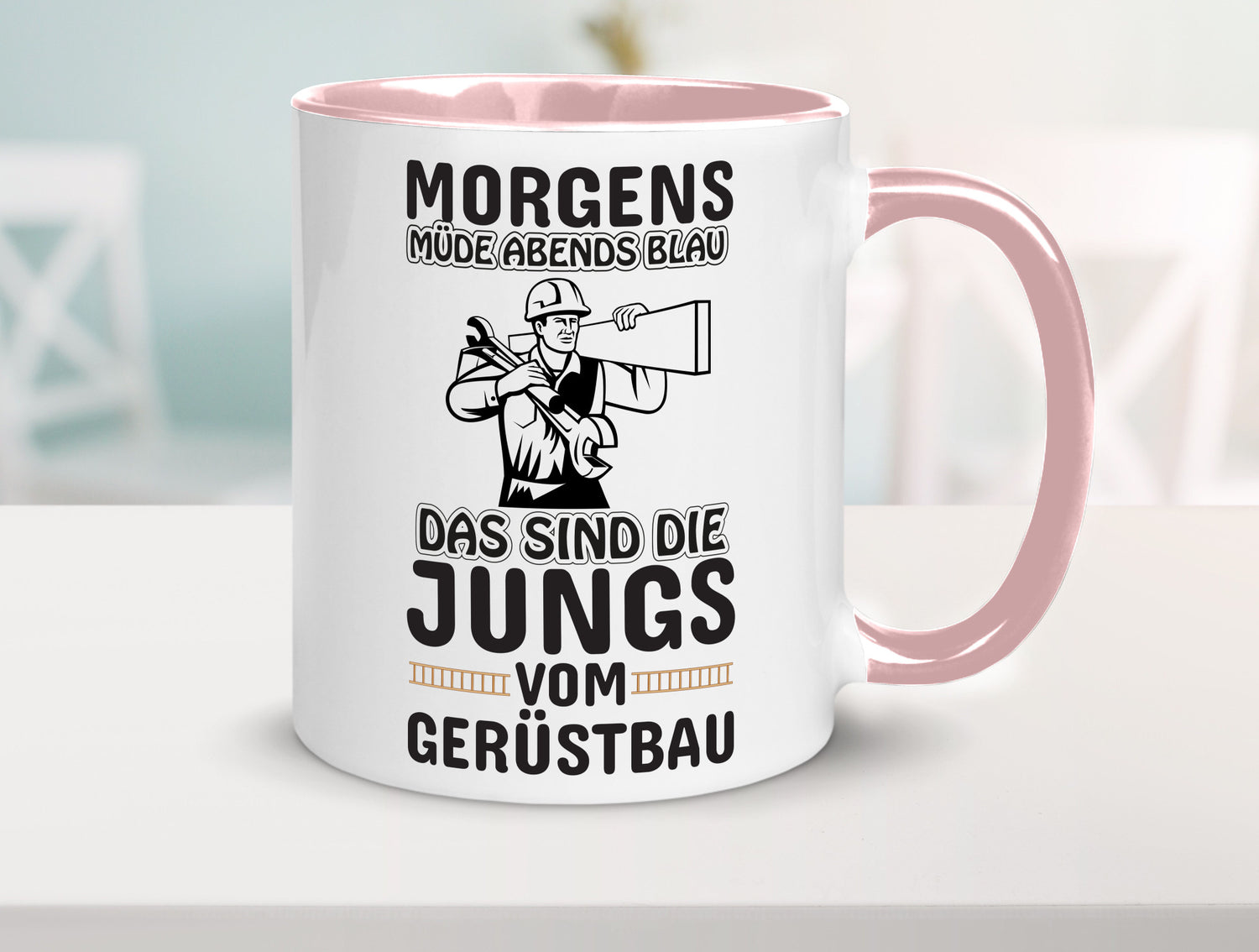 Jungs vom Gerüstbau | Gerüstbauer Tasse Baustelle Geschenk Humor Geschenkidee