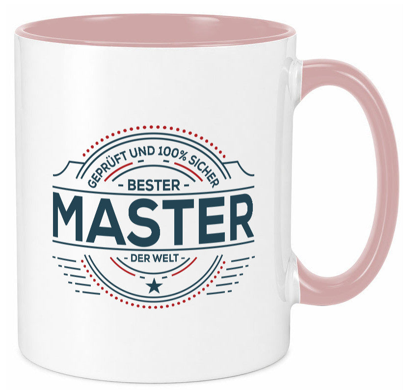 Geprüft und sicher: Master | Universität Student lustig Humor Geschenkidee
