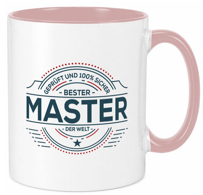 Geprüft und sicher: Master | Universität Student lustig Humor Geschenkidee