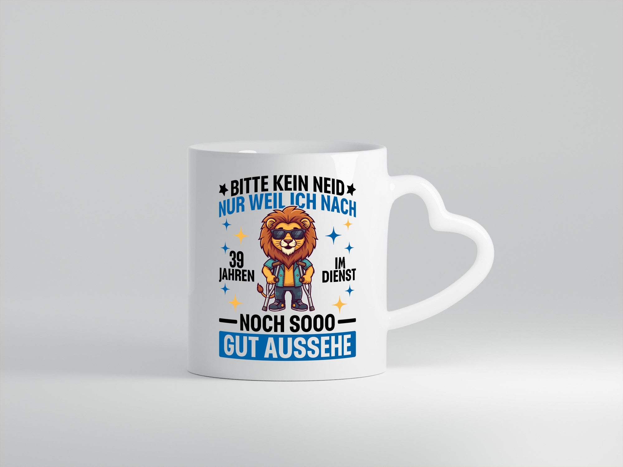 39 Jahre im Dienst | Arbeitsjubiläum Arbeit Humor Kollegen Büro Geschenkidee
