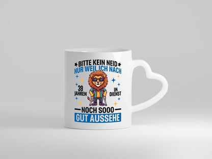 39 Jahre im Dienst | Arbeitsjubiläum Arbeit Humor Kollegen Büro Geschenkidee