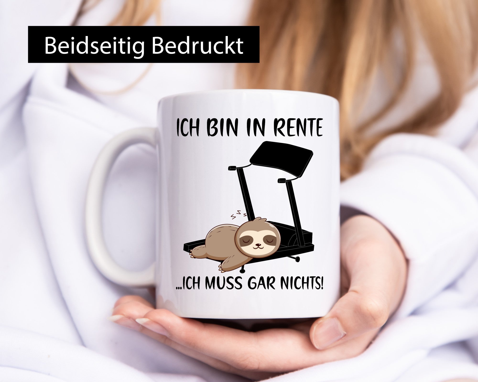 Ich bin in Rente | Rentner Ruhestand Faultier Faulpelz Geschenk Jubiläum