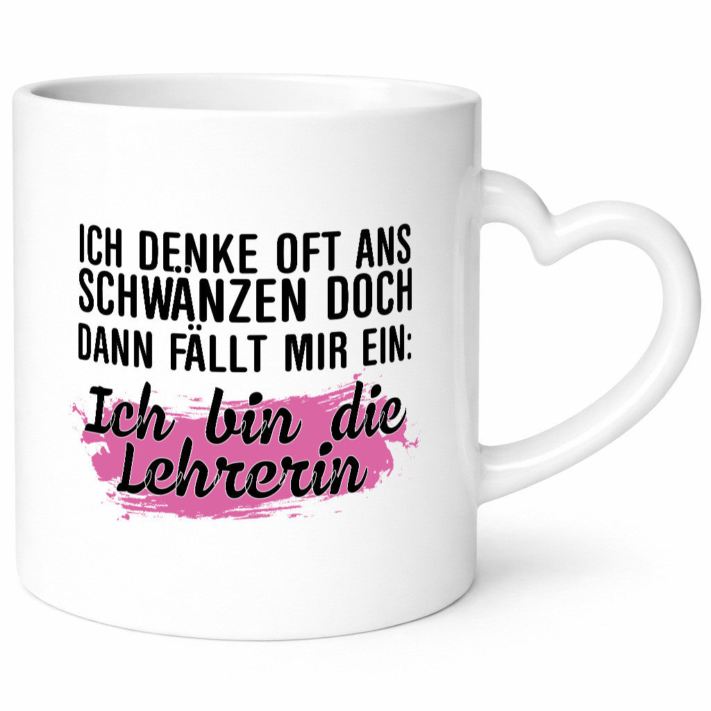 Ich bin die Lehrerin | Berufe Tasse Schule Humor lustiger Spruch Geschenk Arbeit