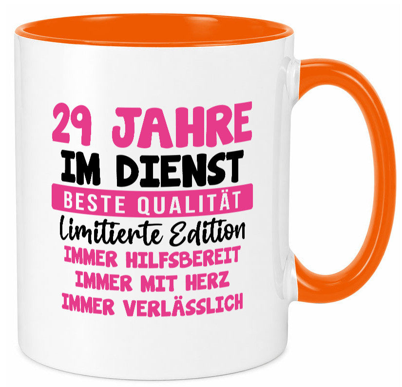 29 Jahre im Dienst | Jubiläum Arbeit v10 Geschenk Kollegen Büro lustiger Spruch