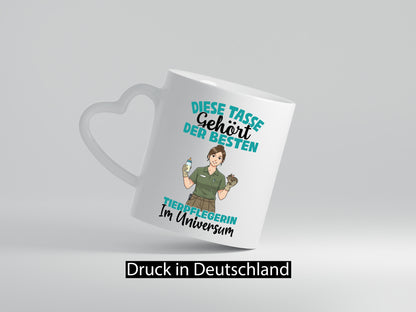 Im Universum: Tierpflegerin | Pflegeberuf Tierheim lustiger Spruch Geschenk