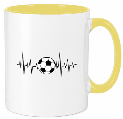 Fußball Herzschlag | Fussballer Verein Sport Team Geschenk Humor Geschenkidee