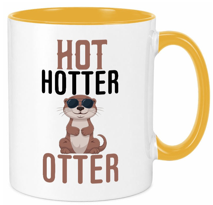 Lustiger Otter | Hot Wortwitz Sonnenbrille Tiercomic v2 Geschenkidee Tasse