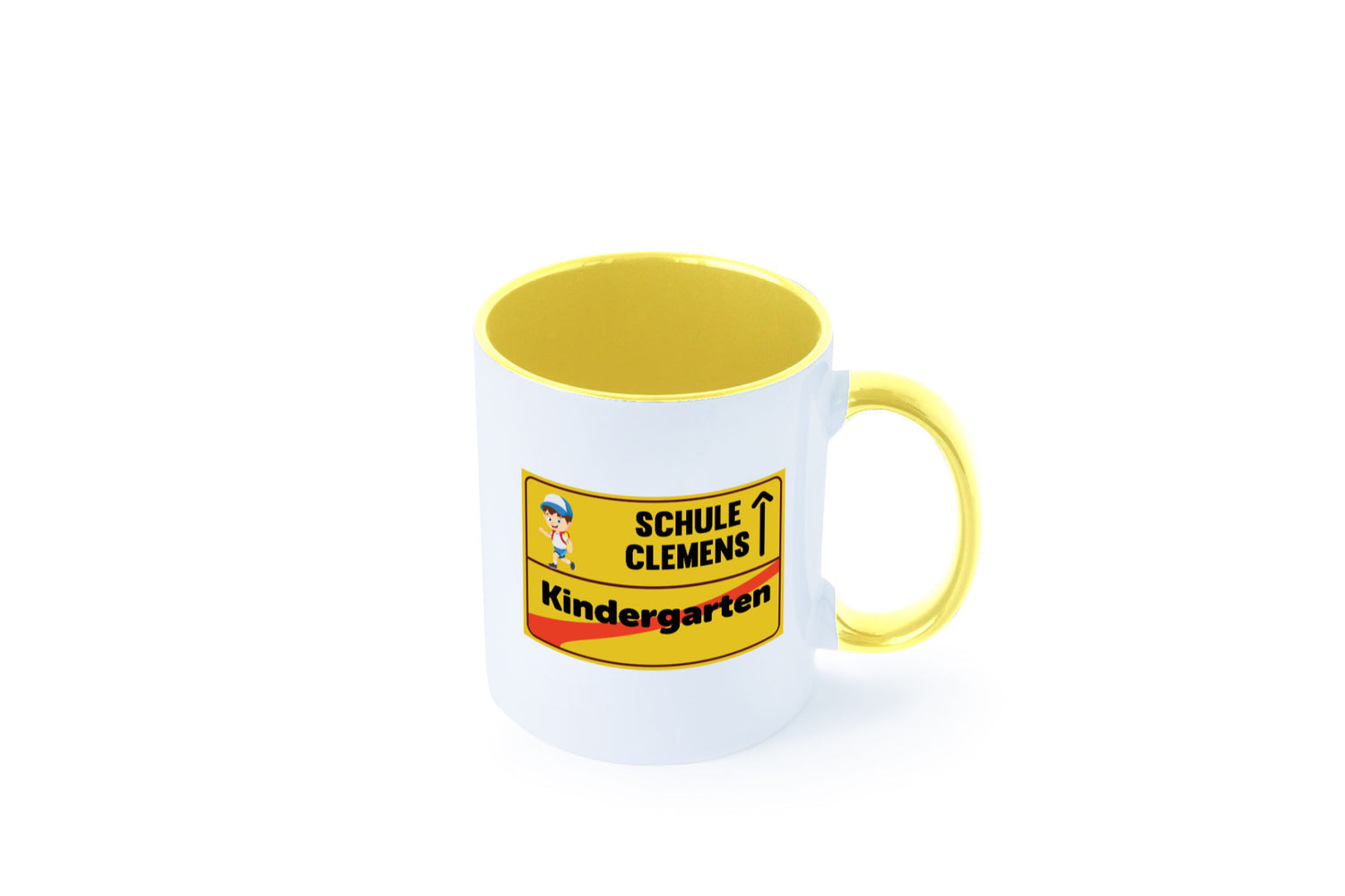 Bye Kindergarten | Schule Clemens Geschenkidee Humor Tasse
