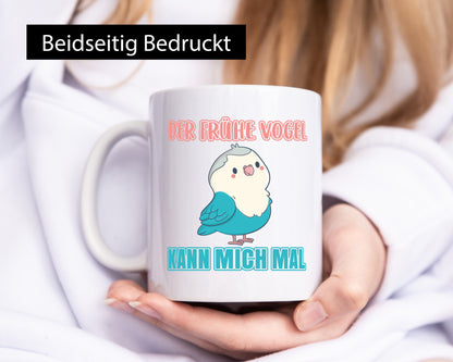 Der frühe Vogel | Statement Tasse Morgenmuffel Geschenkidee Humor