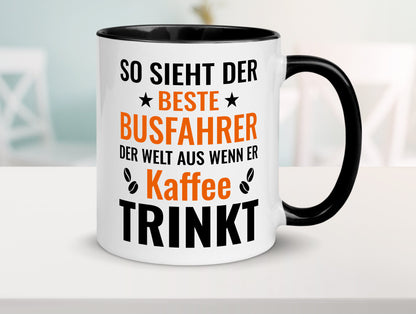 Kaffee trinkt: Busfahrer | Berufsfahrer Fahrer Geschenk Arbeit Kollegen Büro