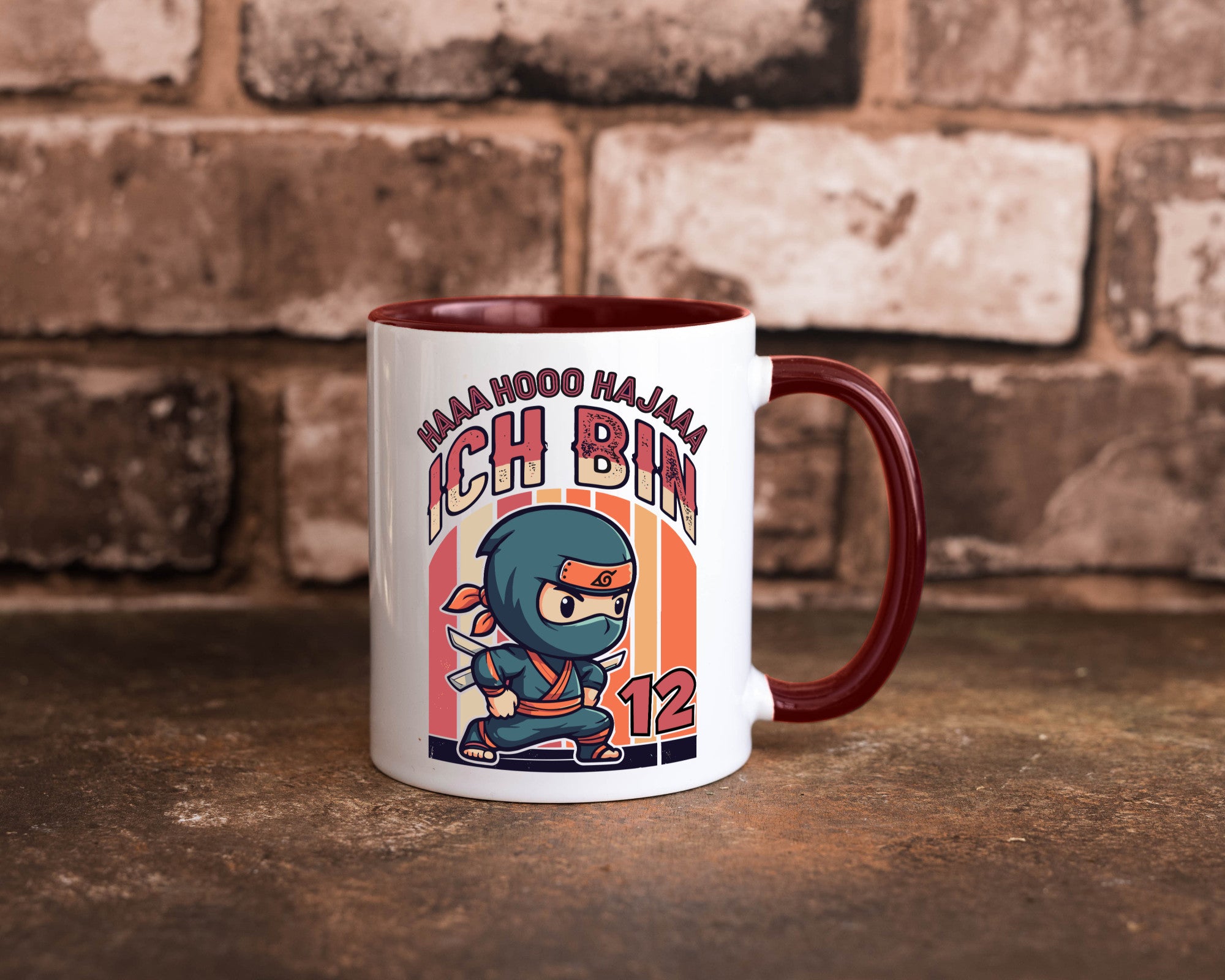 12. Geburtstag | Ninja Junge 12 Jahre Humor Geschenkidee Tasse