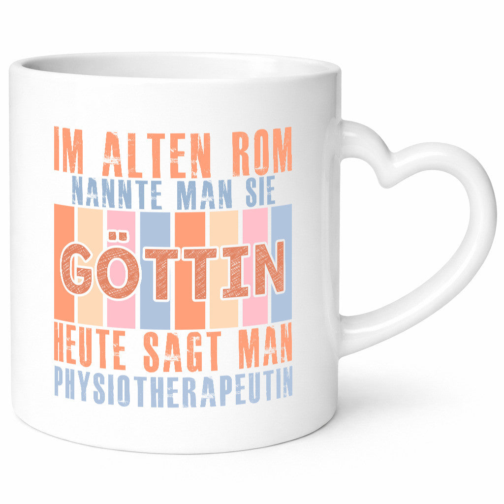 Heute sagt man: Physiotherapeutin Humor Geschenkidee Tasse