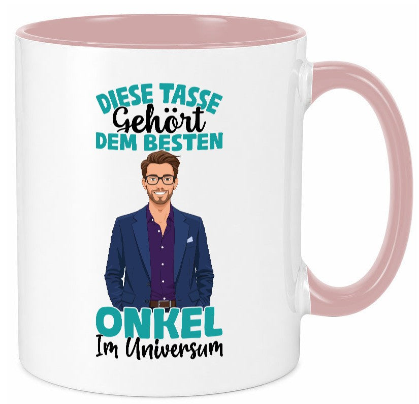 Im Universum: Onkel | Neffe Bruder Familie lustiger Spruch Geschenk Tasse