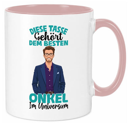 Im Universum: Onkel | Neffe Bruder Familie lustiger Spruch Geschenk Tasse