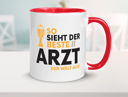 Der Weltbeste Arzt | Medizin Doktor Facharzt lustiger Spruch Geschenk Humor Tasse