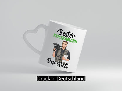 Bester Kameramann | Kamera v2 lustig Humor Geschenkidee Geschenk Tasse