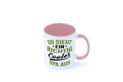 So sieht ein richtig Cooler Opa aus | Großvater Geschenkidee Familie Humor Tasse