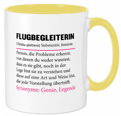Flugbegleiterin | Spruch Stewardess Flughafen lustiger Geschenk Humor