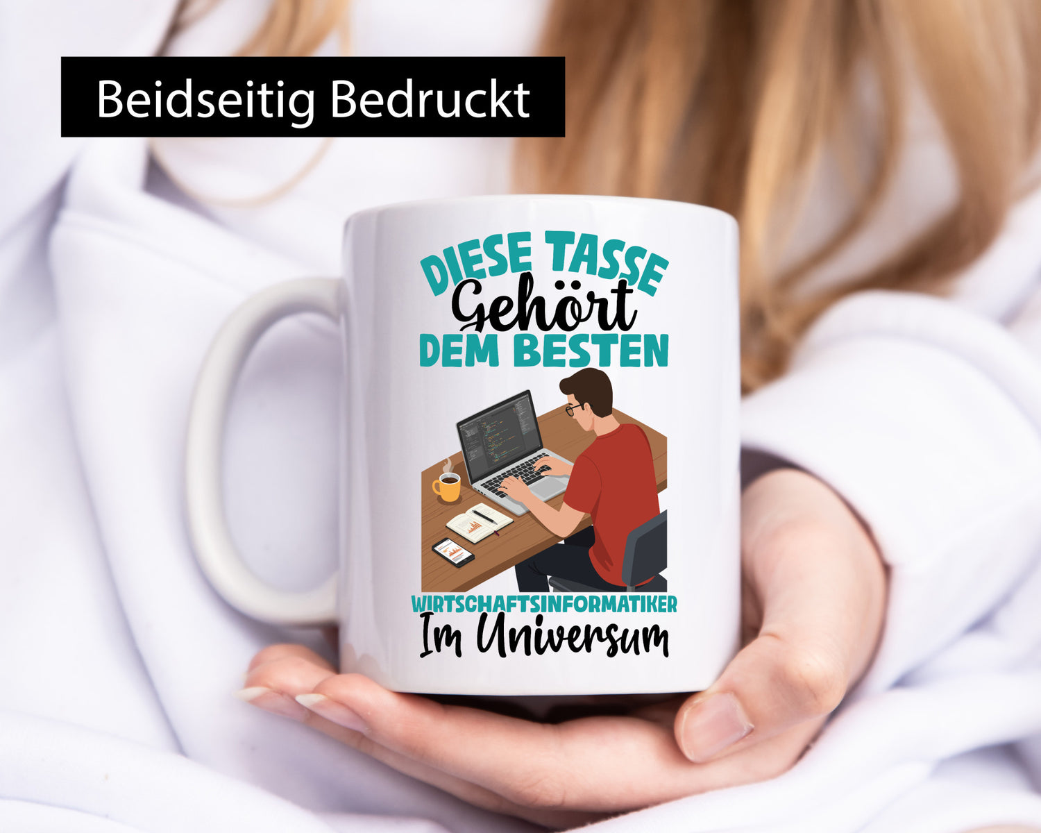 Im Universum: Wirtschaftsinformatiker | Informatik Humor Geschenkidee Tasse