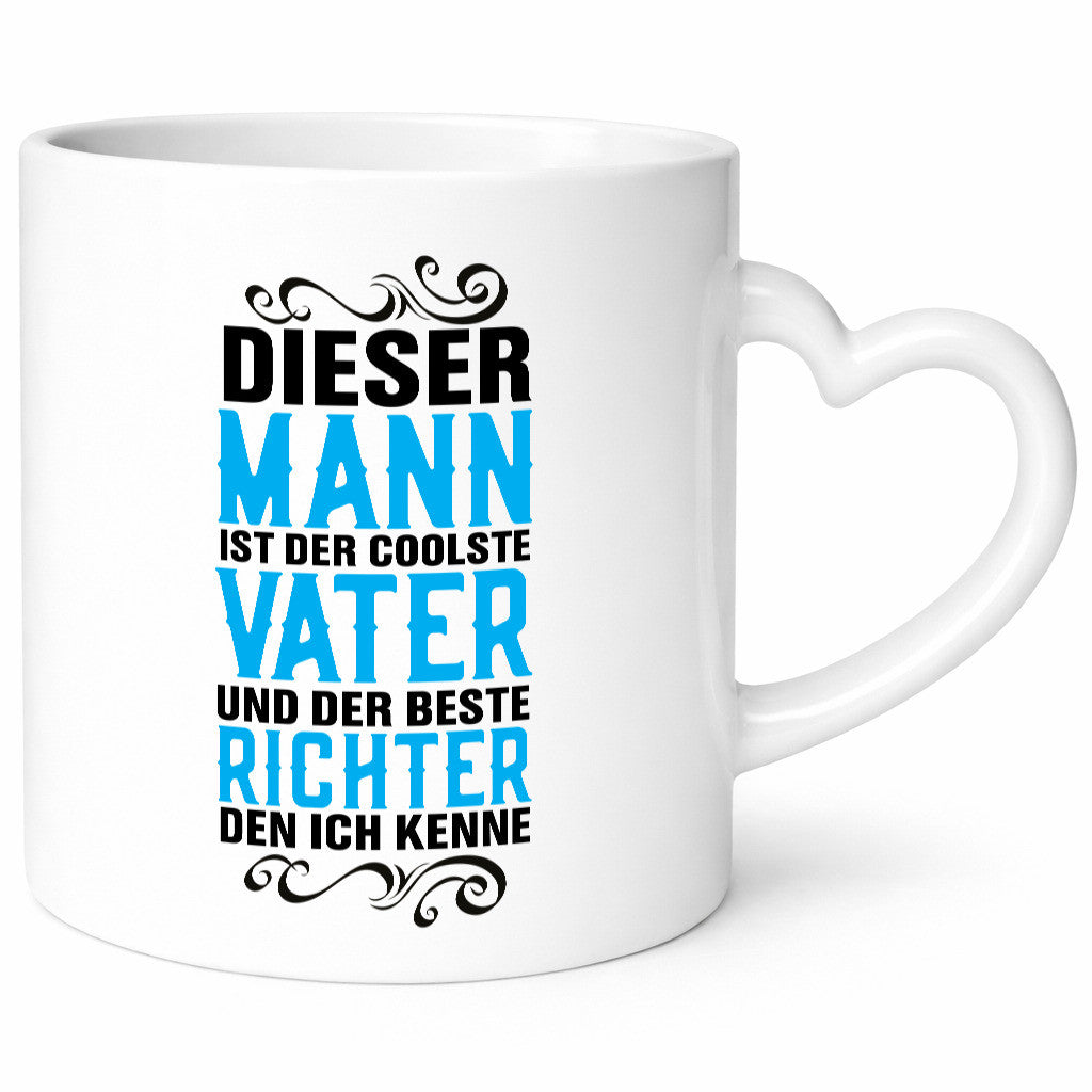 Der Beste Richter und Papa | Vatertag Vater lustiger Spruch Geschenk Familie