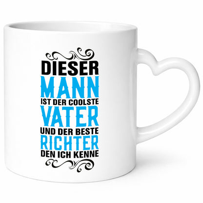 Der Beste Richter und Papa | Vatertag Vater lustiger Spruch Geschenk Familie