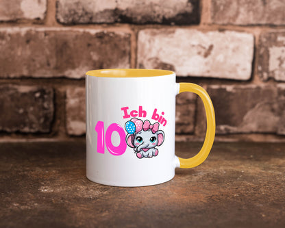 10. Geburtstag | 10 Jahre Elefant Mädchen Geschenk Geschenkidee lustiger Spruch